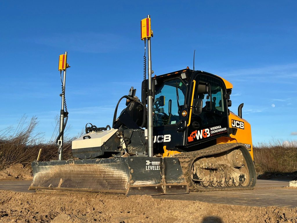 Leveler aan een JCB-schranklader