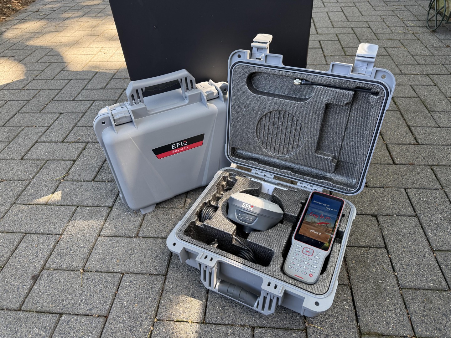 Complete EFIX GPS meetset in transportkoffers