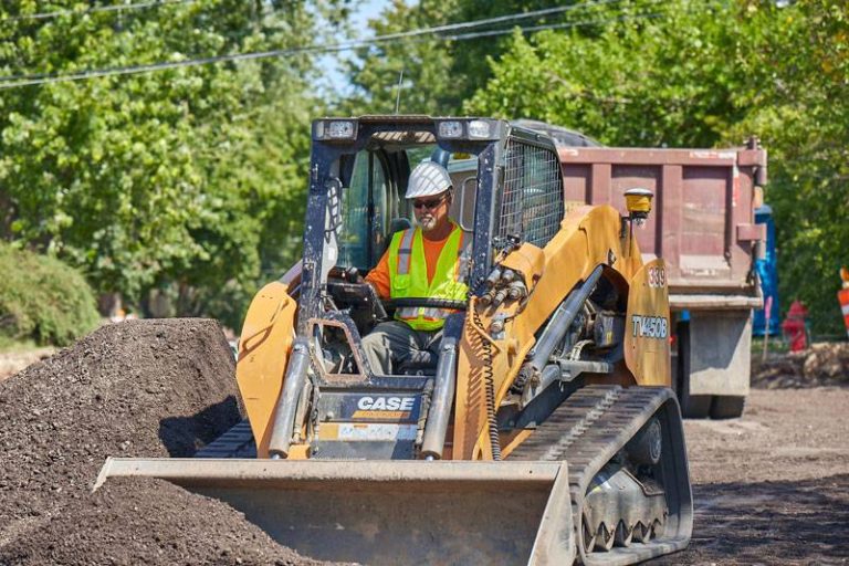 GPS-machinegeleiding op schranklader met Siteworks