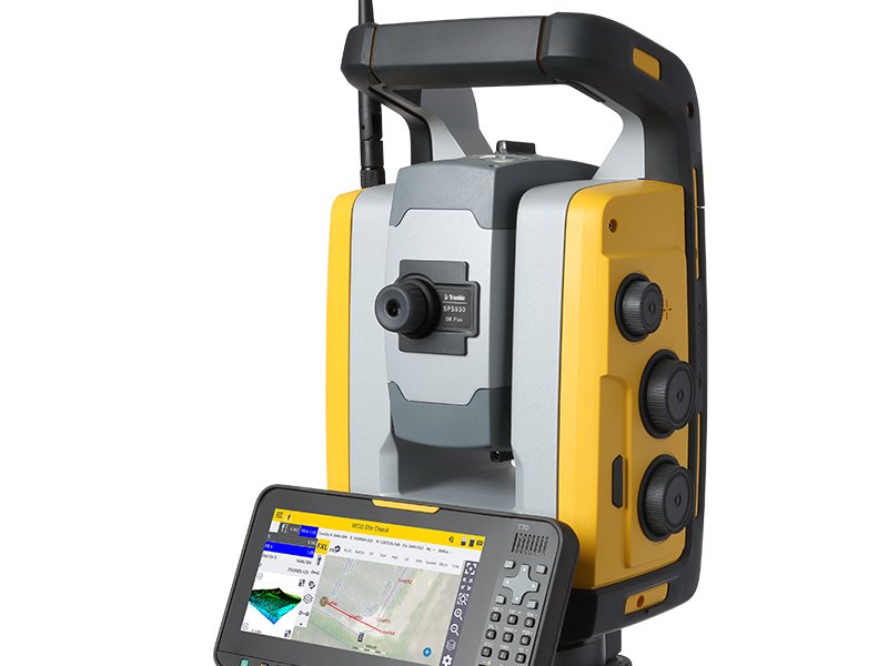 Trimble T70 op een Trimble SPS total station